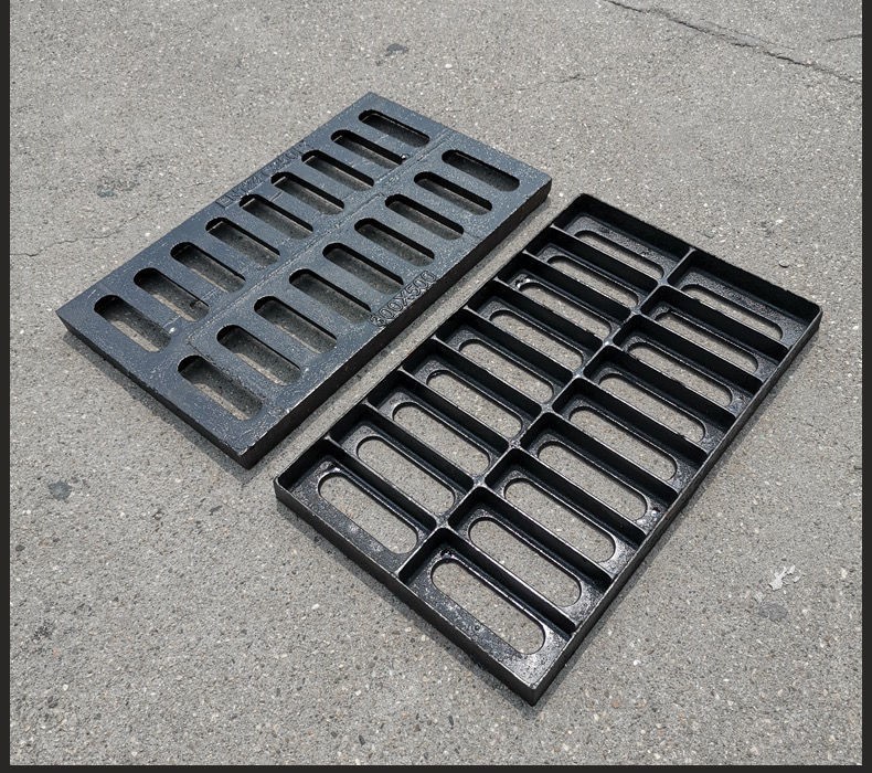 球墨铸铁排水沟盖板污水下水道格栅雨水篦子地沟盖子方形沙井盖板
