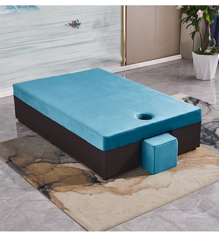 新yy家泰式按摩床推背理疗床足疗踩背按摩床美容院spa床定制浴池休息