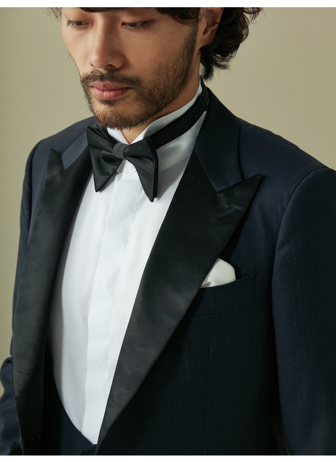 hany塔士多意大利guabello西服男套装结婚新郎婚礼礼服男士西装图亚特