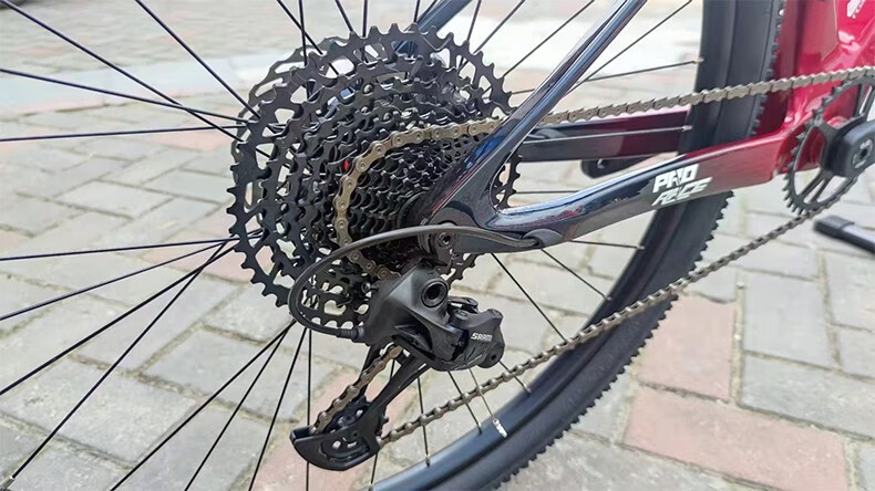 喜德盛自行车限量款山霸mt3碳纤维12变速gx后拨专业竞赛山地车275寸男