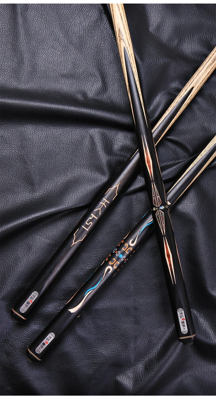 cuppa 天工墨子职业黑八小头台球杆一体通杆实木免漆16彩斯诺克南匠星