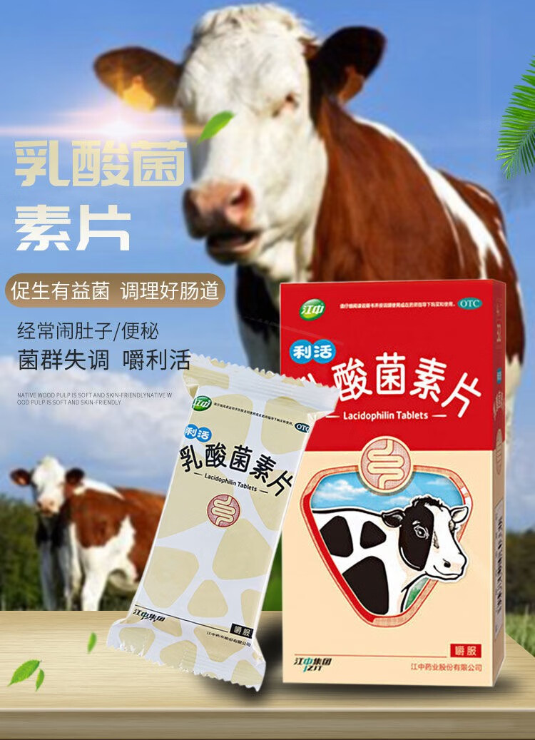 江中小葵花健胃消食片乳酸菌素72/32片改善胃部消化不良食欲不振 小