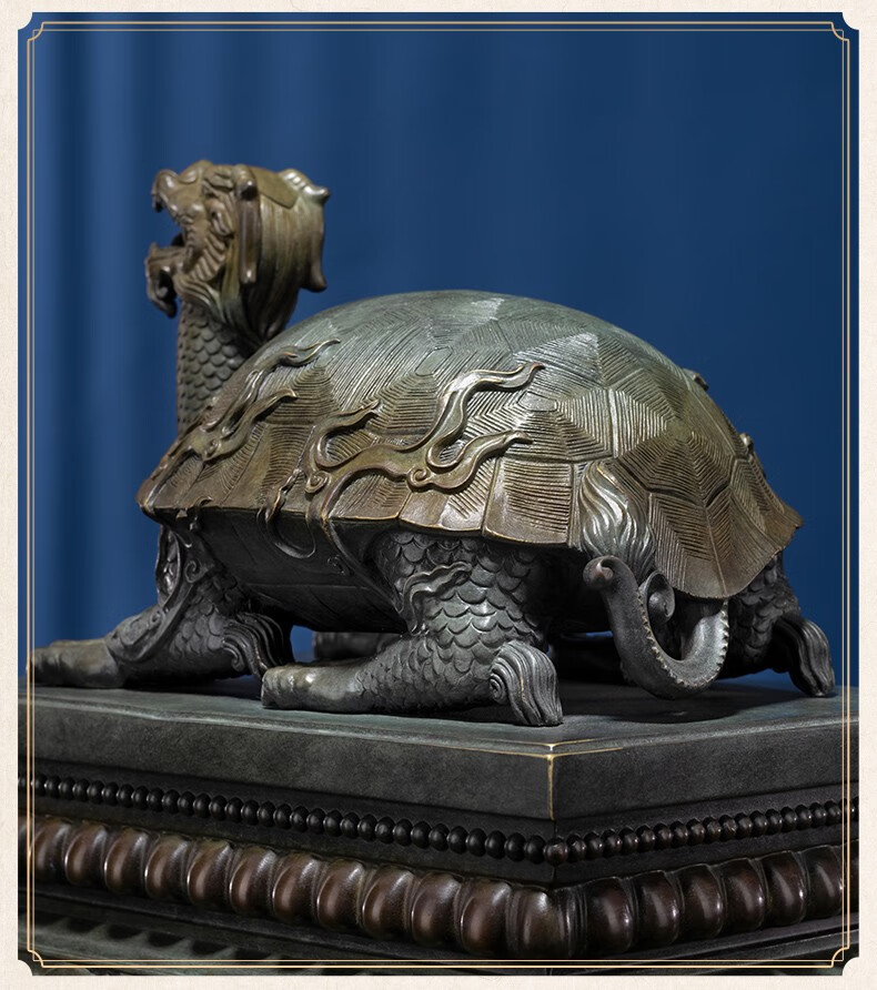 铜师傅全铜摆件故宫神兽之铜龟家居饰品铜工艺品礼品摆件