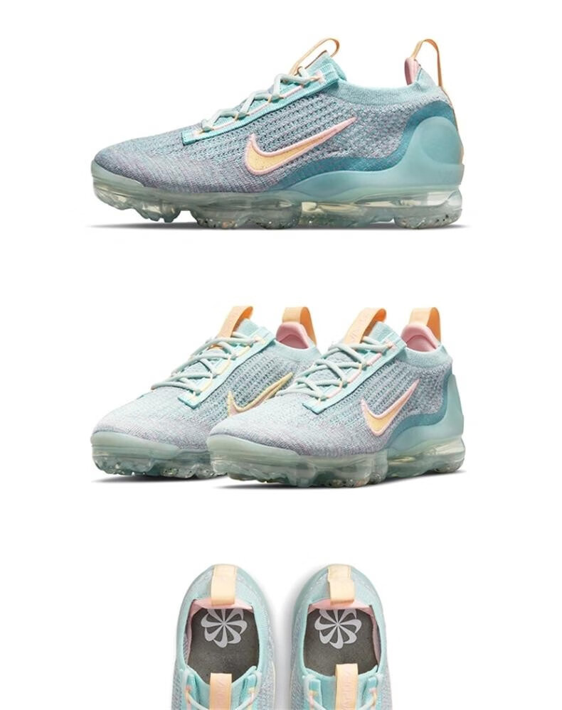 nike耐克女鞋air max 全掌气垫彩虹编织夏季网面透气跑步鞋气垫缓震