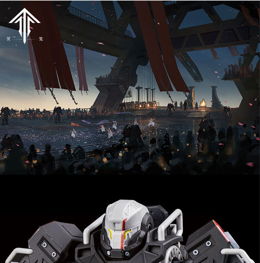 newbee新时模型112灵笼mu2型重立体破晓拼装模型马克机甲