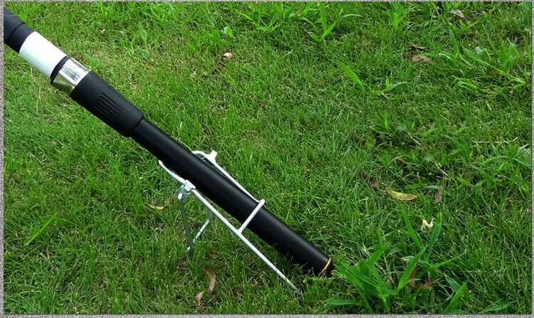 鱼竿海竿地插手竿两用支架鱼杆简易钓鱼竿架支架不锈钢炮台架子支架5