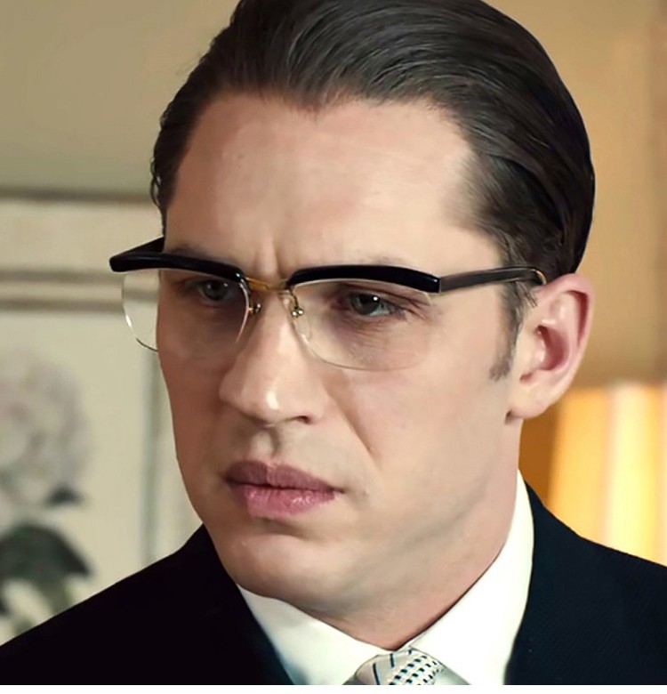 sisyphus黑道传奇西装汤姆哈迪同款近视眼镜男士雅痞复古半框眉线商务