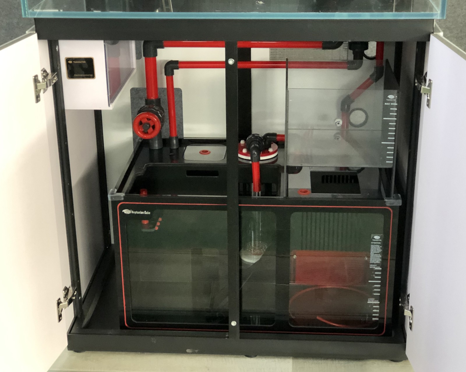 海魔方王牌r系列鱼缸黑白专业水族箱珊瑚缸底滤缸r150白色