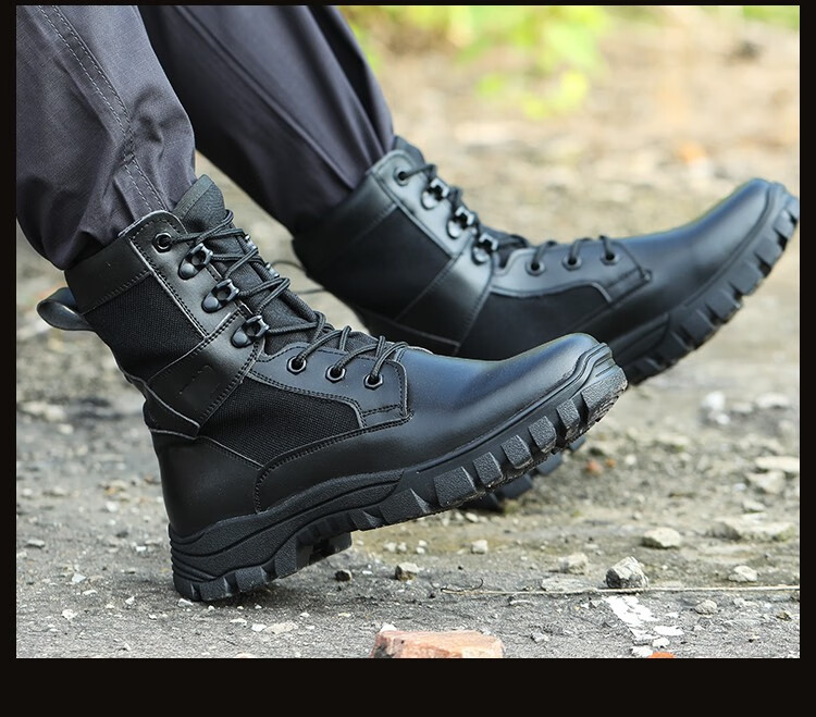 新式16款作战靴作训鞋pap战靴超轻防滑耐磨战术靴户外登山鞋 16款作战