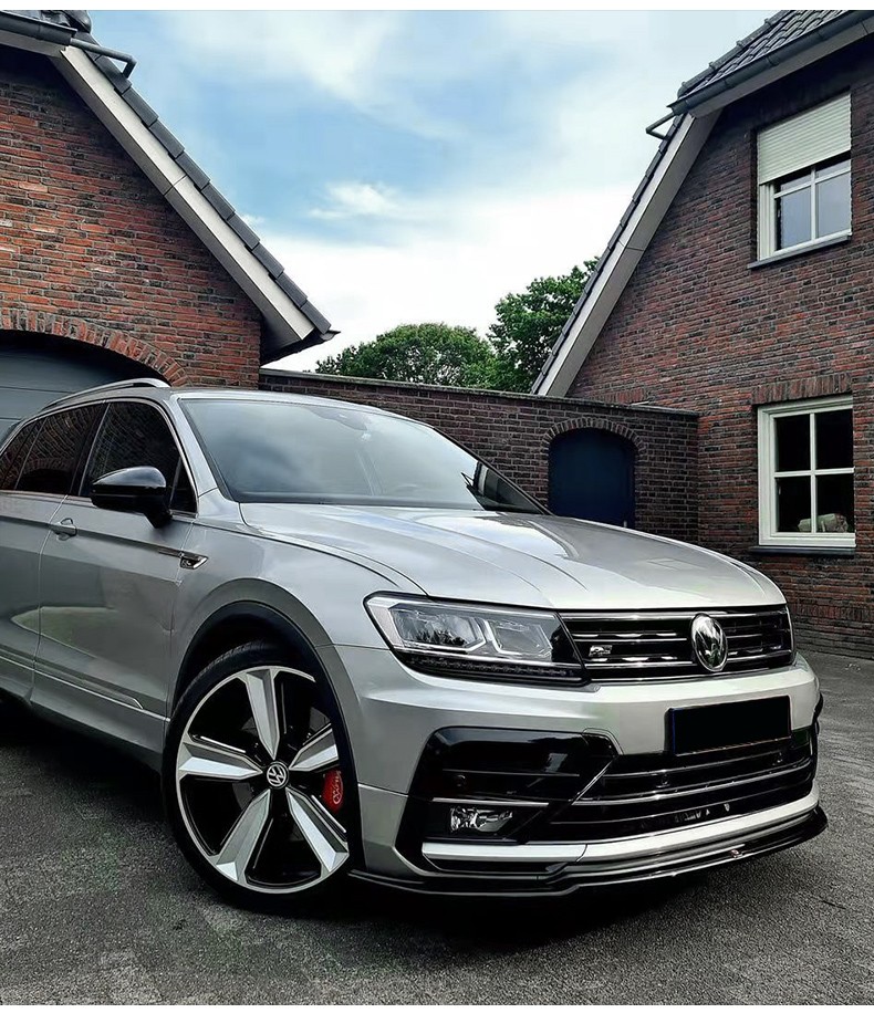 1722途观l运动外观前脸改装前铲外观改rline前杠前唇改装黑武士1721款