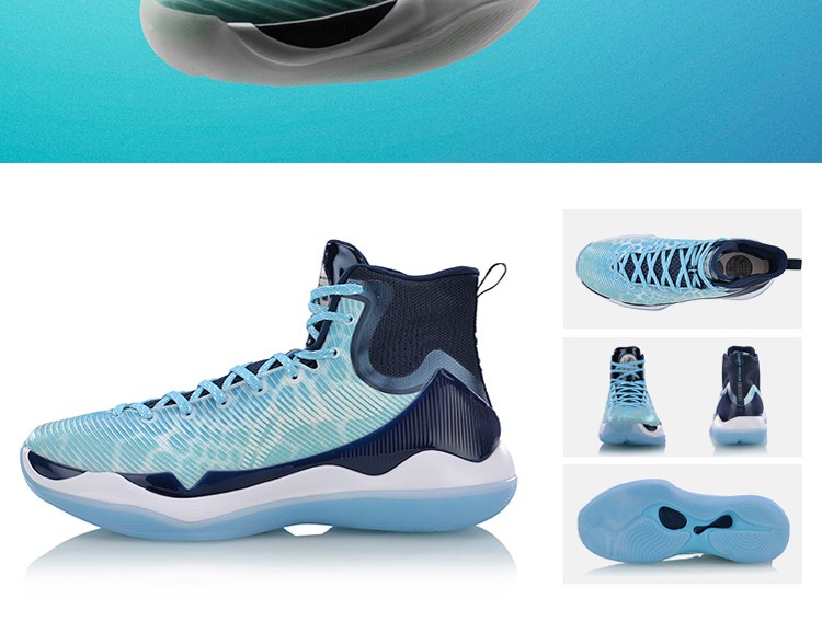 李宁篮球鞋男鞋驭帅11火龙果高帮缓减震耐磨回弹比赛学生运动鞋abar