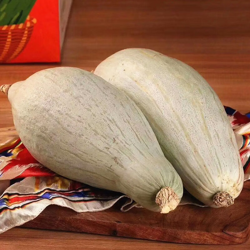 新疆贵族南瓜板栗低糖粉糯香甜沙漠白皮贝贝老丑倭瓜金丝银4-6斤