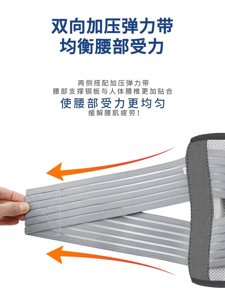 冠儒(guanru) 医用护腰带腰椎腰间盘突出间盘牵引器固定带腰托家用