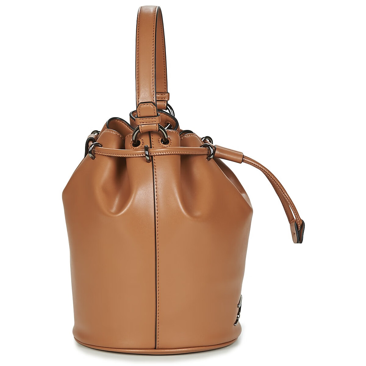 karllagerfeld卡尔拉格菲尔德老佛爷女包轻奢风时尚潮流抽绳圆筒形