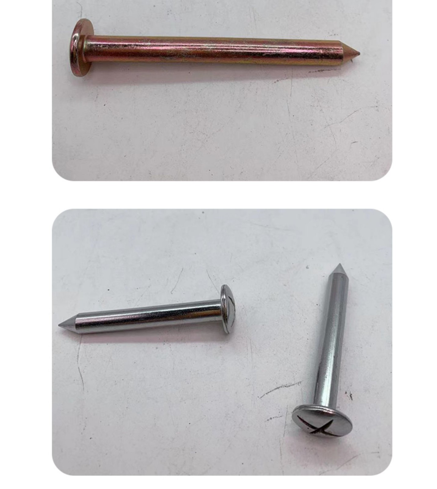 不锈钢沉降观测钉十字测钉测绘钉测量标志观测控制点水准点界址钉 3cm