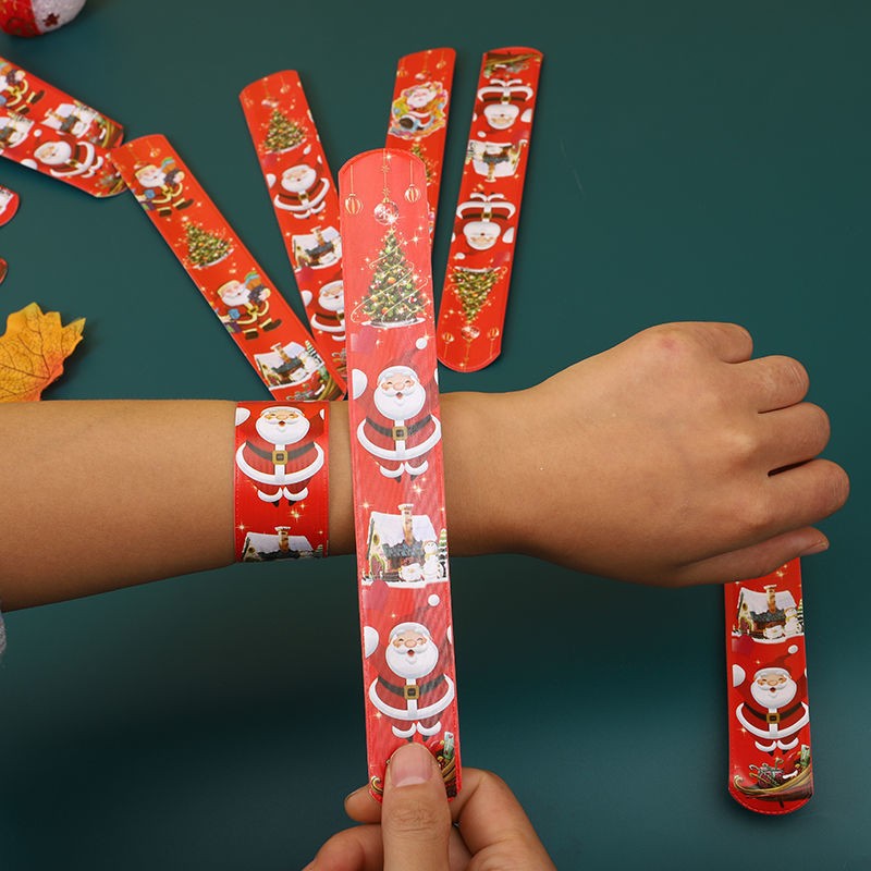 啪啪圈动漫卡通可爱手环啪啪圈经典怀旧童年玩具自扣手尺手镯腕带小