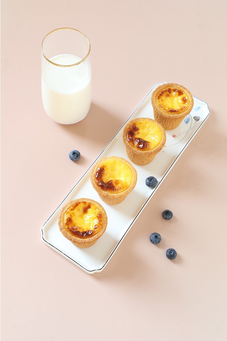 安特鲁七哥黄油蛋挞皮网红焦糖德式布丁半成品高筒带锡纸盘挞皮壳安特