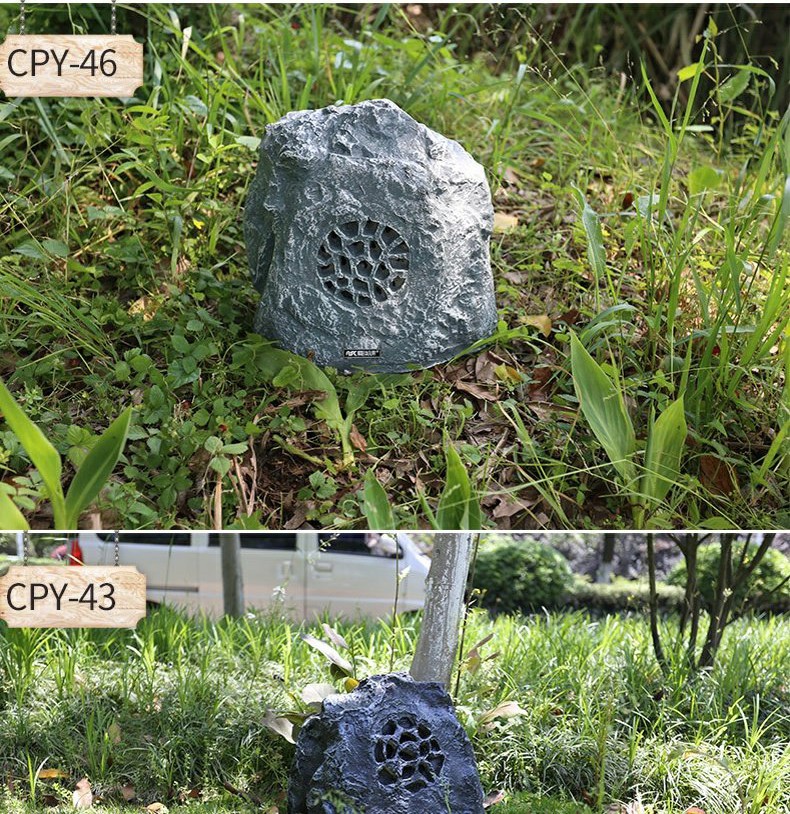 abdt 室外园林防水草坪石头音响音箱仿真喇叭巫户外花园景区公园景观