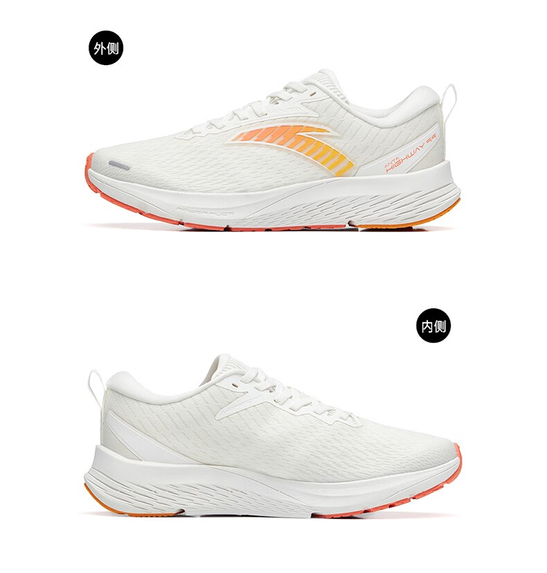 安踏公路99 跑鞋女2022秋季新款网面透气缓震轻质运动鞋跑步鞋 -1黑