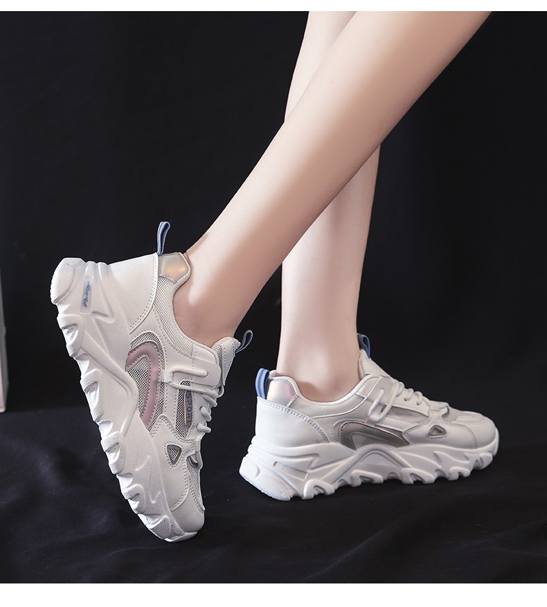 【两双199】阿尔皮纳袋鼠 老爹鞋女鞋春夏季休闲运动鞋女百搭小白鞋