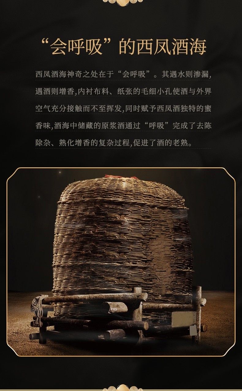 西凤酒20年52度酒海窖龄凤香型白酒礼盒套装年货送礼佳品500ml2瓶礼盒