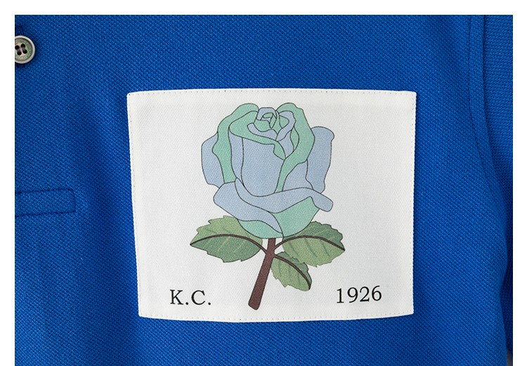 kent&curwen 肯迪文kc玫瑰纯棉短袖polo衫男k45h9eo021 深蓝 xxl