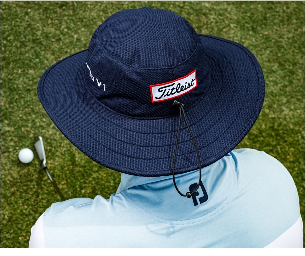 titleist 高尔夫球帽男士有顶帽 golf运动遮阳帽渔夫帽时尚百搭男子球