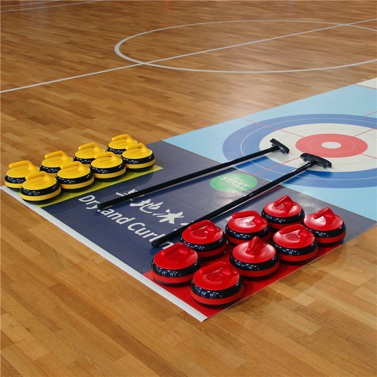 免费开票eqe企业拓展活动道具地壶球旱地冰壶球滚珠冰上溜石仿真冰面