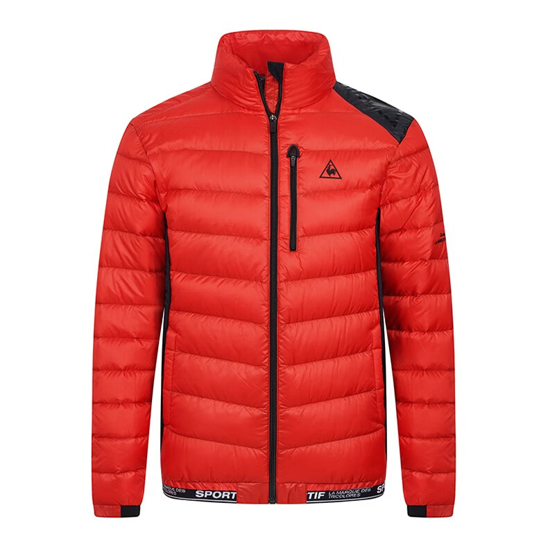乐卡克(le coq sportif)高尔夫服装男大公鸡羽绒服休闲保暖羽绒外套新