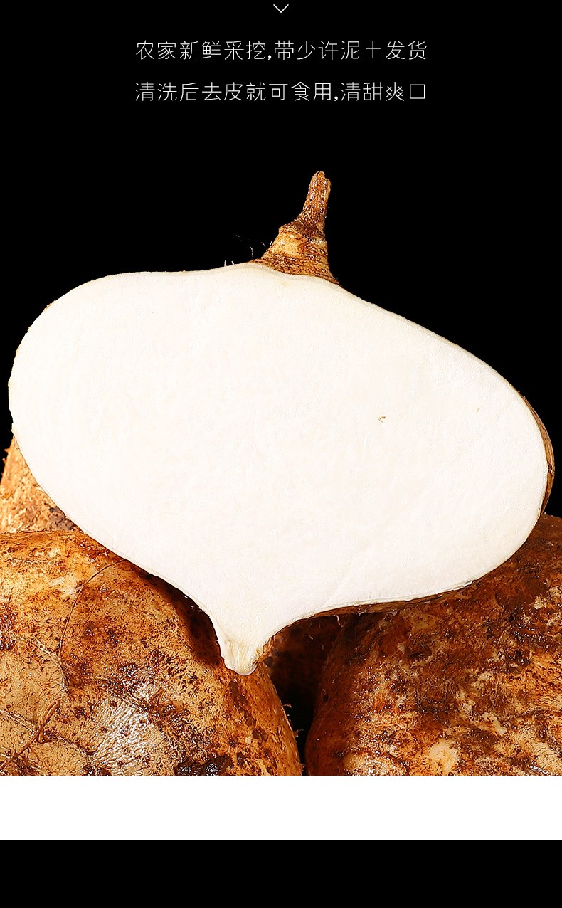凉薯新鲜白心地瓜萝卜水果沙葛土番薯农家特产即食大果5斤装