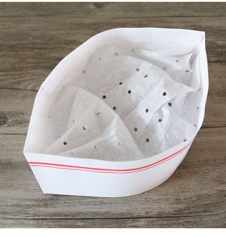 梵迪克一次性厨师帽子男女厨房餐饮工作帽防油烟无纺布船帽加厚纸帽