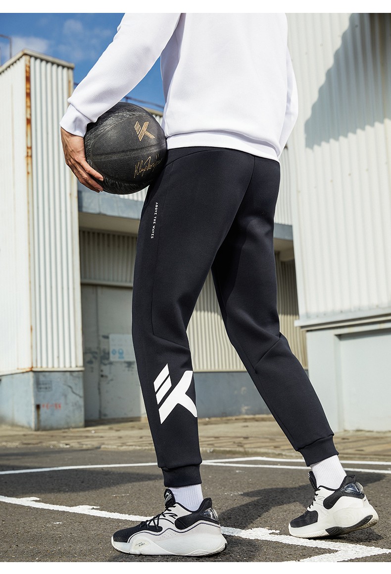 11预售】【商场同款】kt运动裤男士秋冬季休闲宽松卫裤长裤束脚裤子