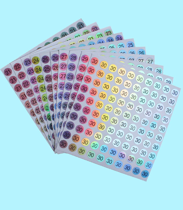 衣服鞋袜尺码标签 圆形序号编号工号不干胶标签贴纸 数字 140 圆的