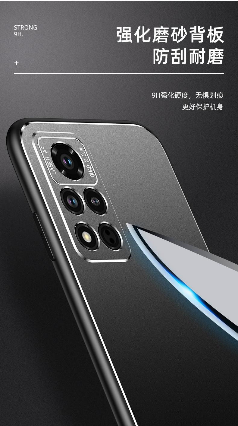 手绘迷华为荣耀v40手机壳防摔铝合金属背板保护套全包镜头honorv40