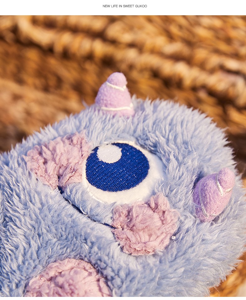 gukoo果壳围巾女冬季保暖护脖护耳防冻毛绒围巾