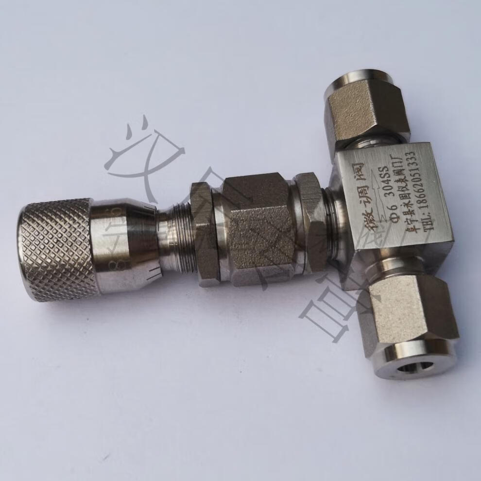 不锈钢调节阀刻度微量调节阀流量调节阀wlh-320pg1/4g1/8 材质 卡套3