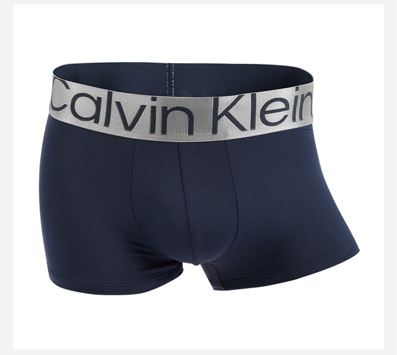 凯文克莱(calvin klein)内裤 ck内裤时尚百搭舒适平角内裤三条装