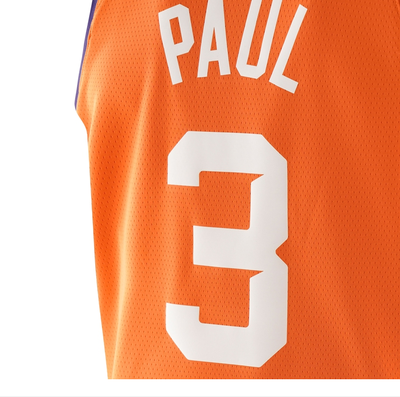 nba太阳队保罗球衣sw球迷版篮球运动比赛球衣篮球服腾讯体育xl