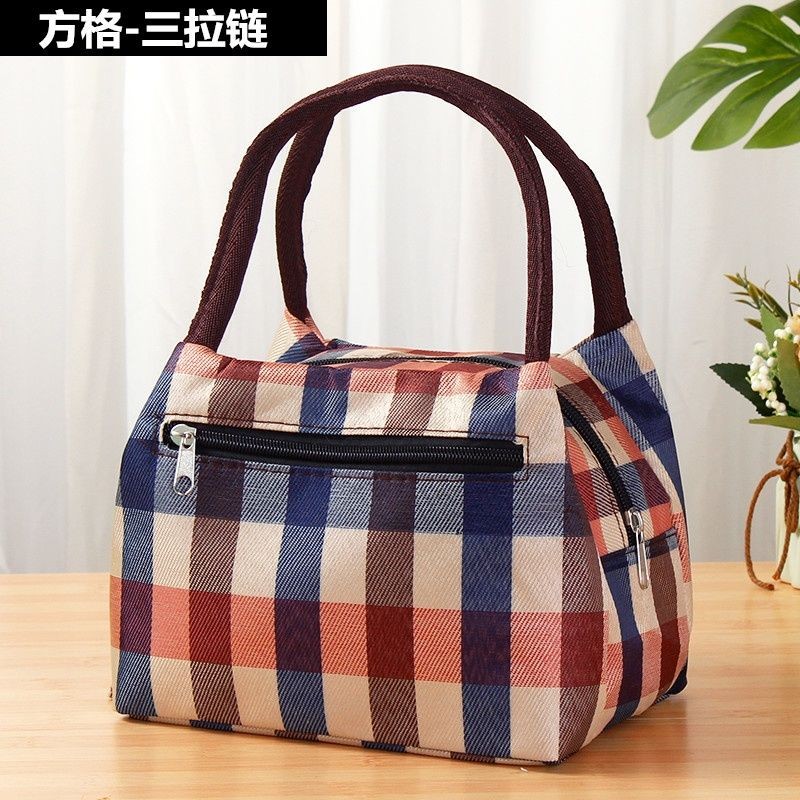 女士防泼水大容量帆布手提包中老年人买菜手拎袋小妈妈奶奶牛津布包