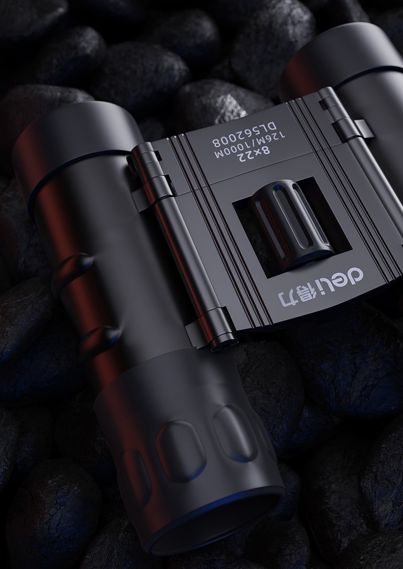 得力deli高清望远镜便携式双筒迷你儿童户外用品高倍数演唱会瞭望镜