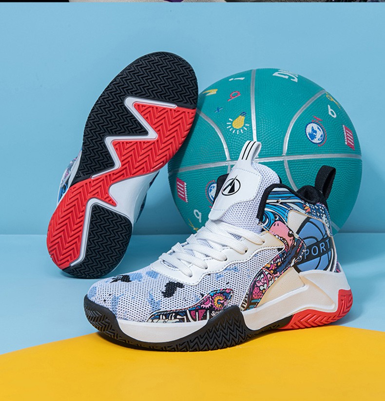 科比限量版儿童篮球鞋男童夏季透气耐磨小学生aj战靴毒液5气垫欧文7代