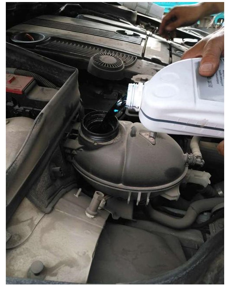 奔驰benz原厂专用防冻液原装冷却液蓝色14年前glk200glk260glk300