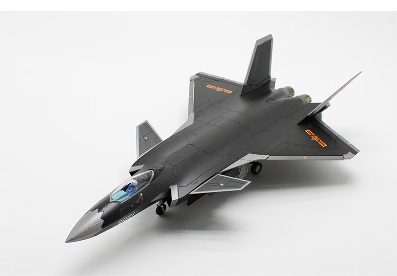 136歼20飞机模型合金仿真军事航模j20隐形战斗机航展纪念礼品