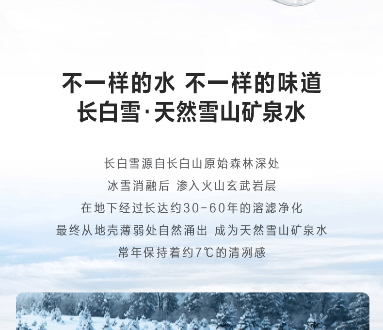 【虎年限定】农夫山泉长白雪天然雪山矿泉水壬寅虎年限定款金虎水纪念