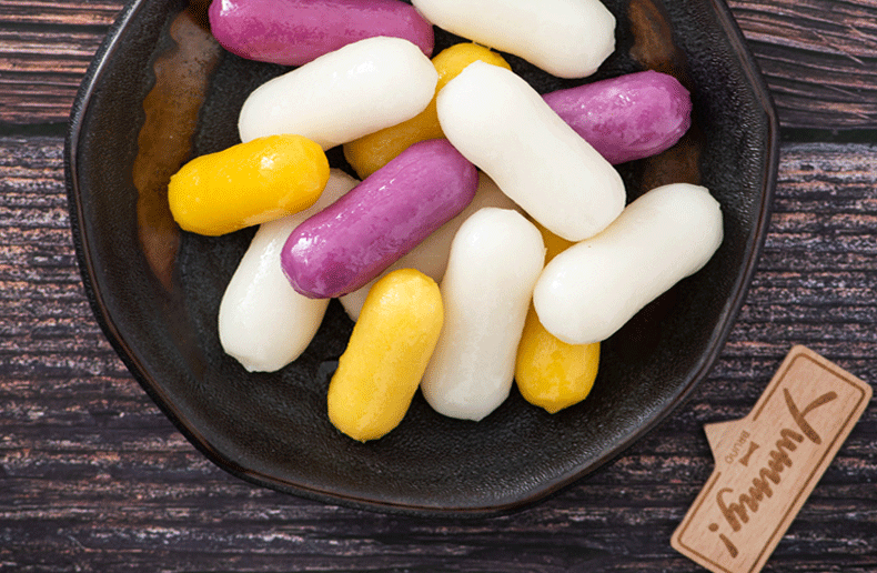 小伙子芝士年糕夹心拉丝韩国炒年糕条速食部队火锅即咸蛋黄韩式甜辣