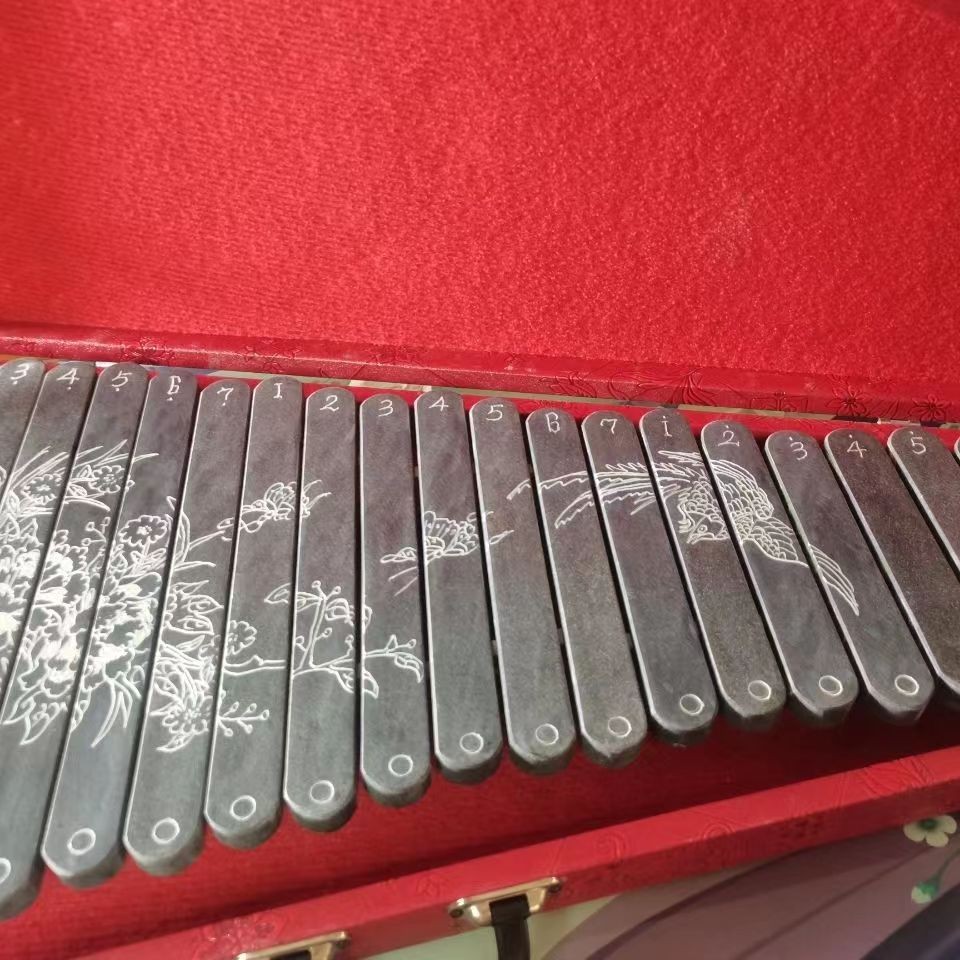 琴空灵琴石琴21键c调仿古代音乐打击琴新奇乐器 仿古龙凤【图片 价格