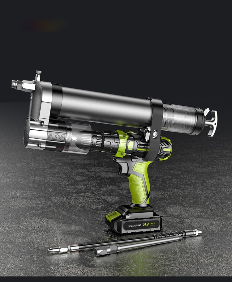电动黄油枪24v锂电池黄油机毛毛虫款高压充电式打油枪全自动多功能
