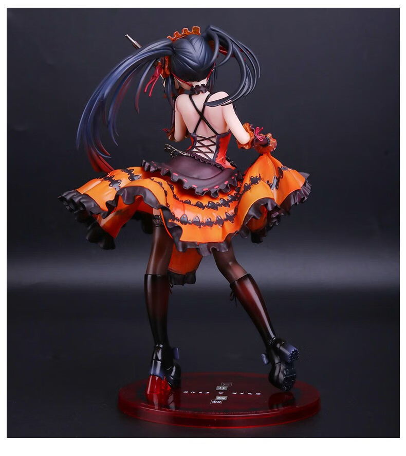 约会大作战手办时崎狂三旗袍跳舞猫耳猫娘夜刀神十香动漫卡通周边创意