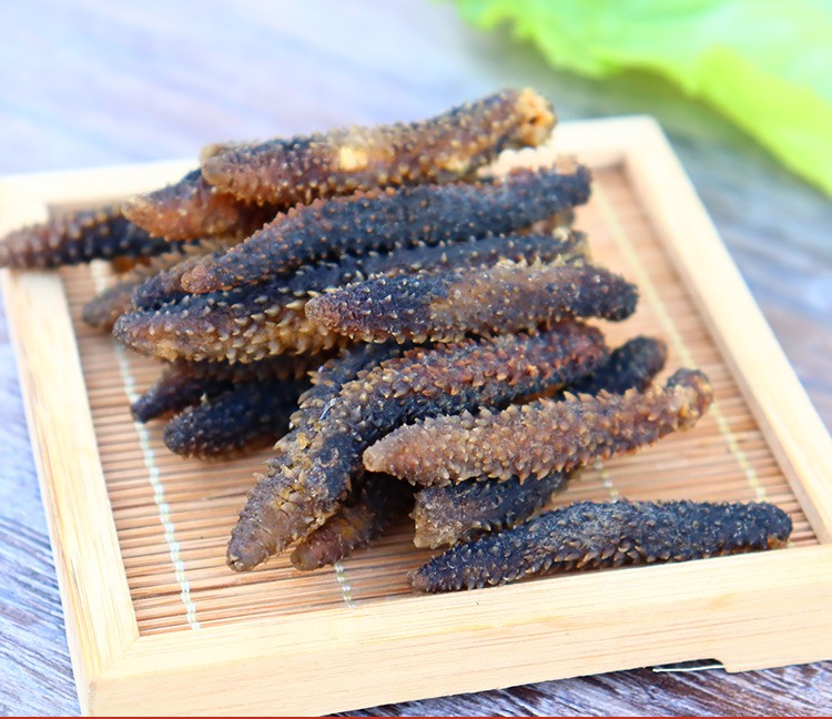 瑜真福淡干黑刺海参小刺参干货高泡发速发礼盒装非即食海参淡干刺参45