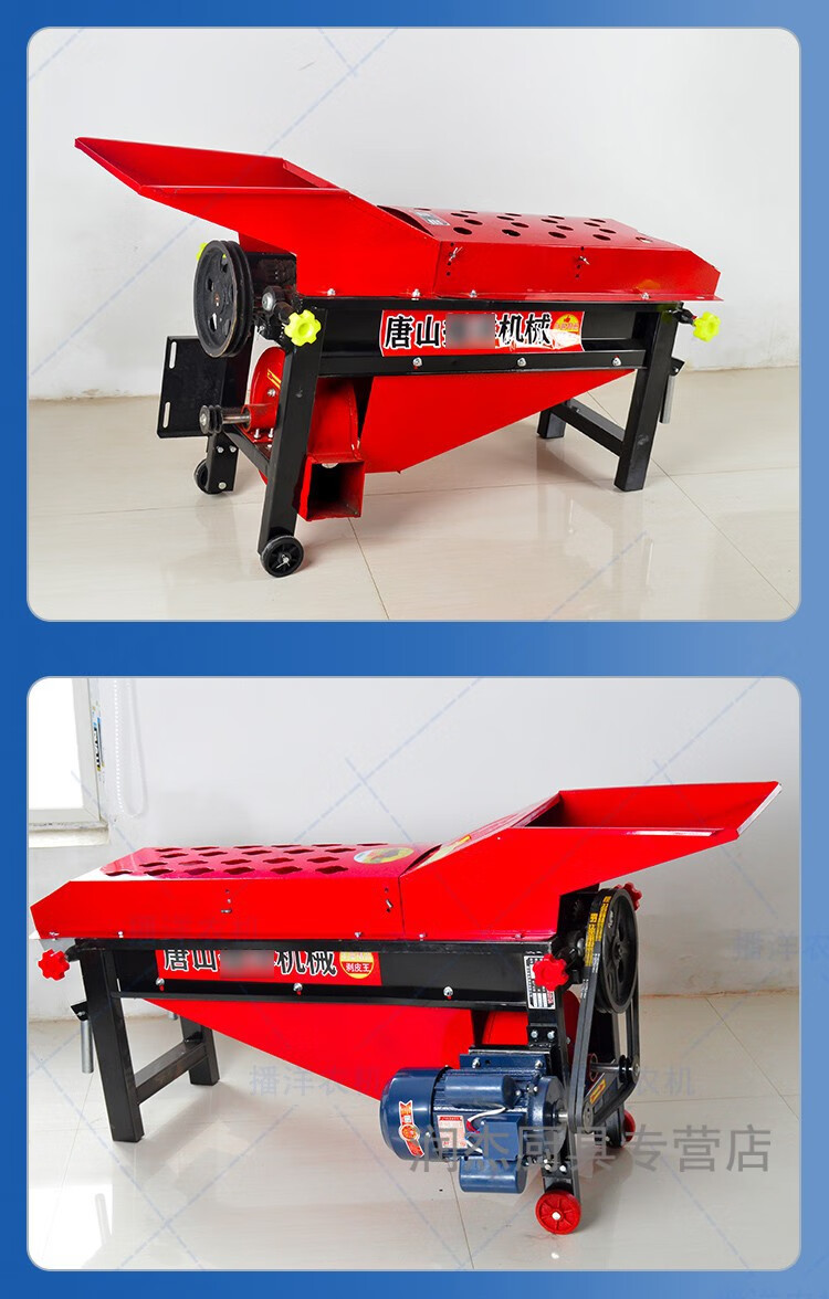 玉米剥皮机家用小型脱皮机全铁麻花轴半铁半胶轴苞米脱壳机撕皮机苞谷